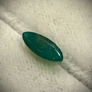 .95 total carat weight - marquise shaped emerald (May birthstone)